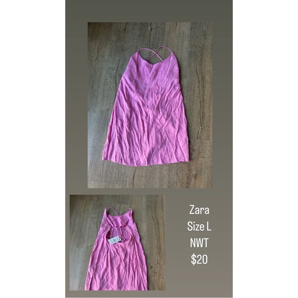 Pink Zara dress
